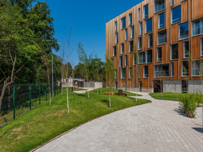 Vedere la pădure, apartament 3 camere, în LOFT Mogoșoaia, pompe geotermice 