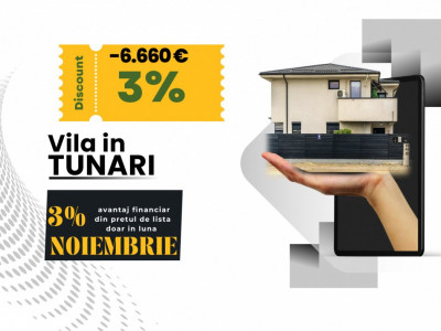 Vila de vânzare în Tunari – Acesta este locul unde continua povestea ta