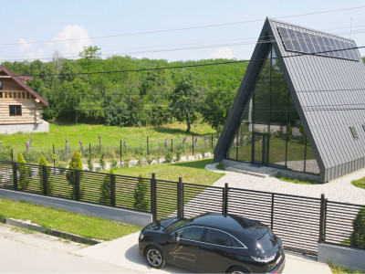 Liniste si aer submontan in casa de vacanta A-frame de langa Slanic 