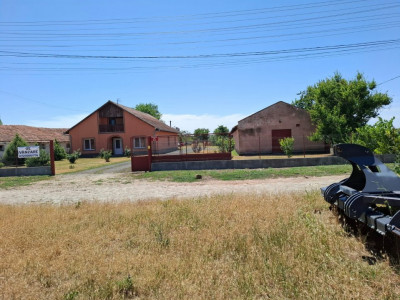 Hală/Grajd + teren mare + Casă modernă - Proprietate mixtă de vânzare în Nădlac 
