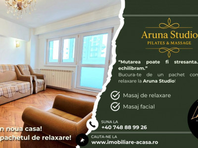 Cerere mare, oferta mica. Apartament 3 camere cu relaxare inclusa