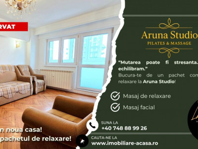 Cerere mare, oferta mica. Apartament 3 camere cu relaxare inclusa