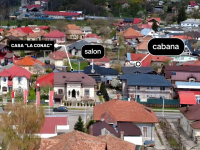 Casa La Conac | Cabana din lemn | afacere la cheie | Salina Targu Ocna