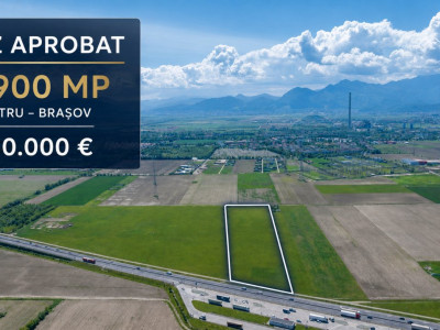 Teren 17.900 mp cu PUZ aprobat – Sânpetru | Dezvoltare rezidențială și servicii