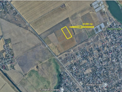 Teren intravilan 20.000 mp – Comuna Fundeni 