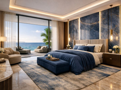 Penthouse Olimp 3 camere -etaj 15 | vedere panoramică la mare | finisaje Tempini