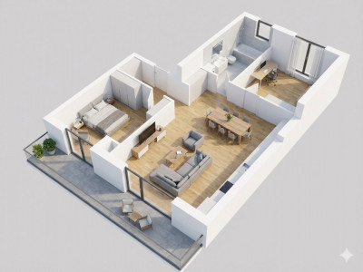 Apartament 3 camere