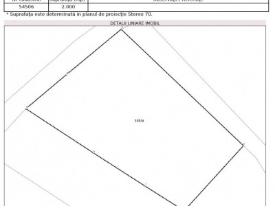 Teren intravilan construibil imediat | 2000mp | Front 40m | Iclozel