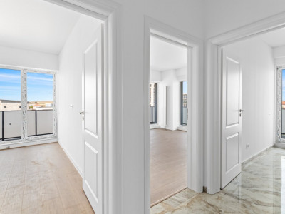 Apartament decomandat si terasa 59 mp pe partea cu Lacul 