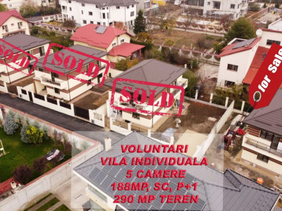 Voluntari - Matei Millo casa individuala, curte proprie